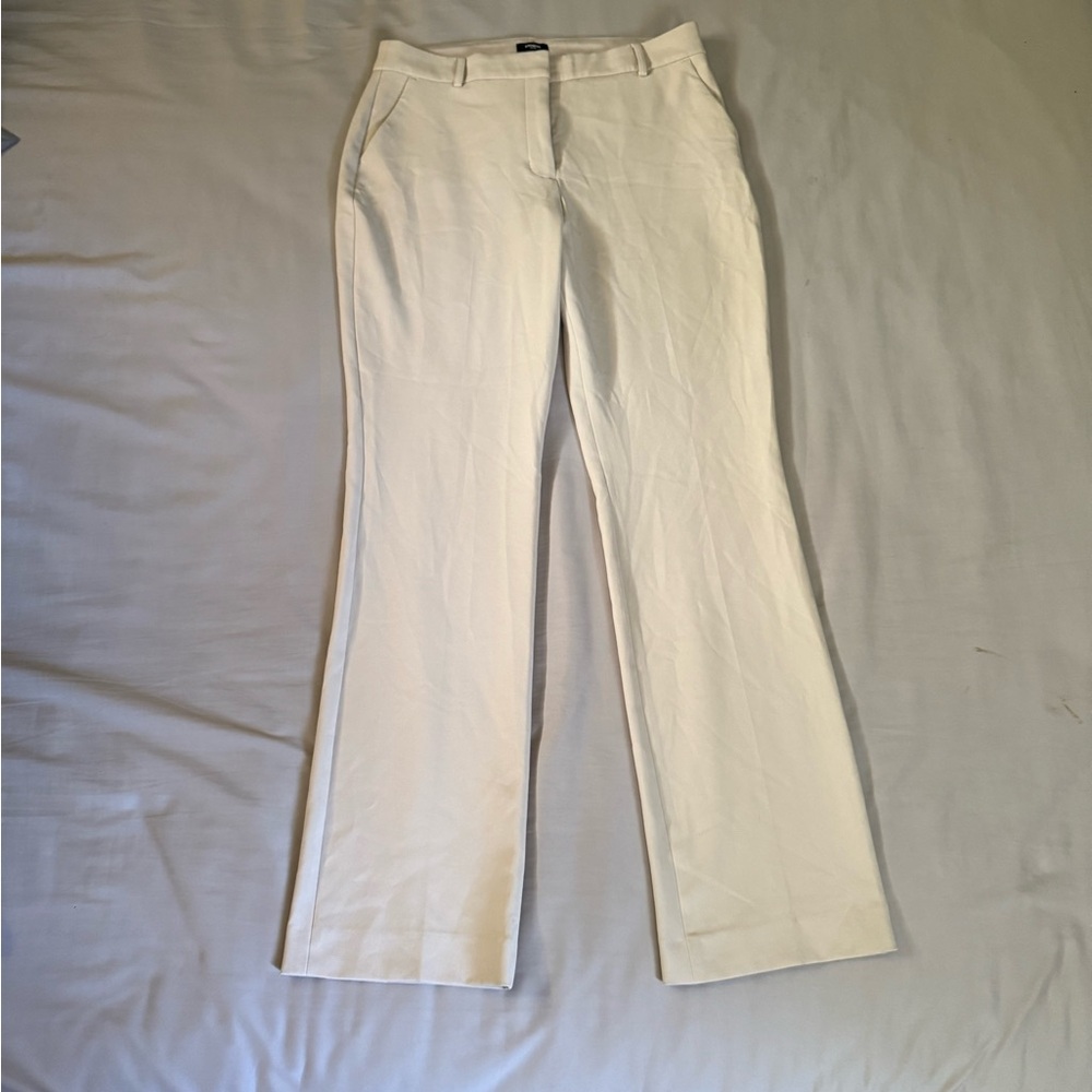 Express cream trousers